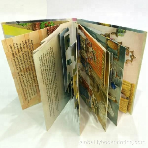 Hardcover Binding printing professional custom pop up 3D book Supplier